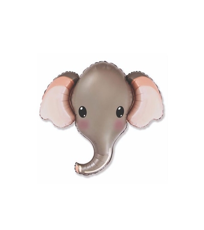 Голова Слона серая 